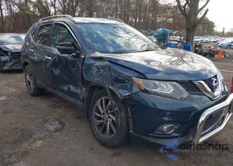 2016 Nissan Rogue Sl z USA, uszkodzony, nr VIN 5N1AT2MV9GC861050